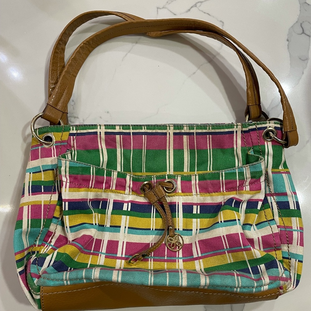 Plaid purse